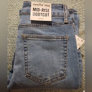 Vanilla Star Women's Boot Cut Jeans - Light Blue